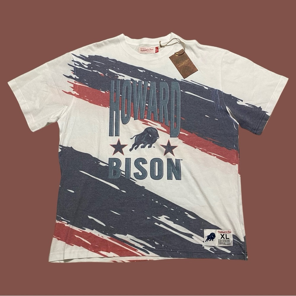 Mitchell & Ness NCAA Howard Bison Splash Tee